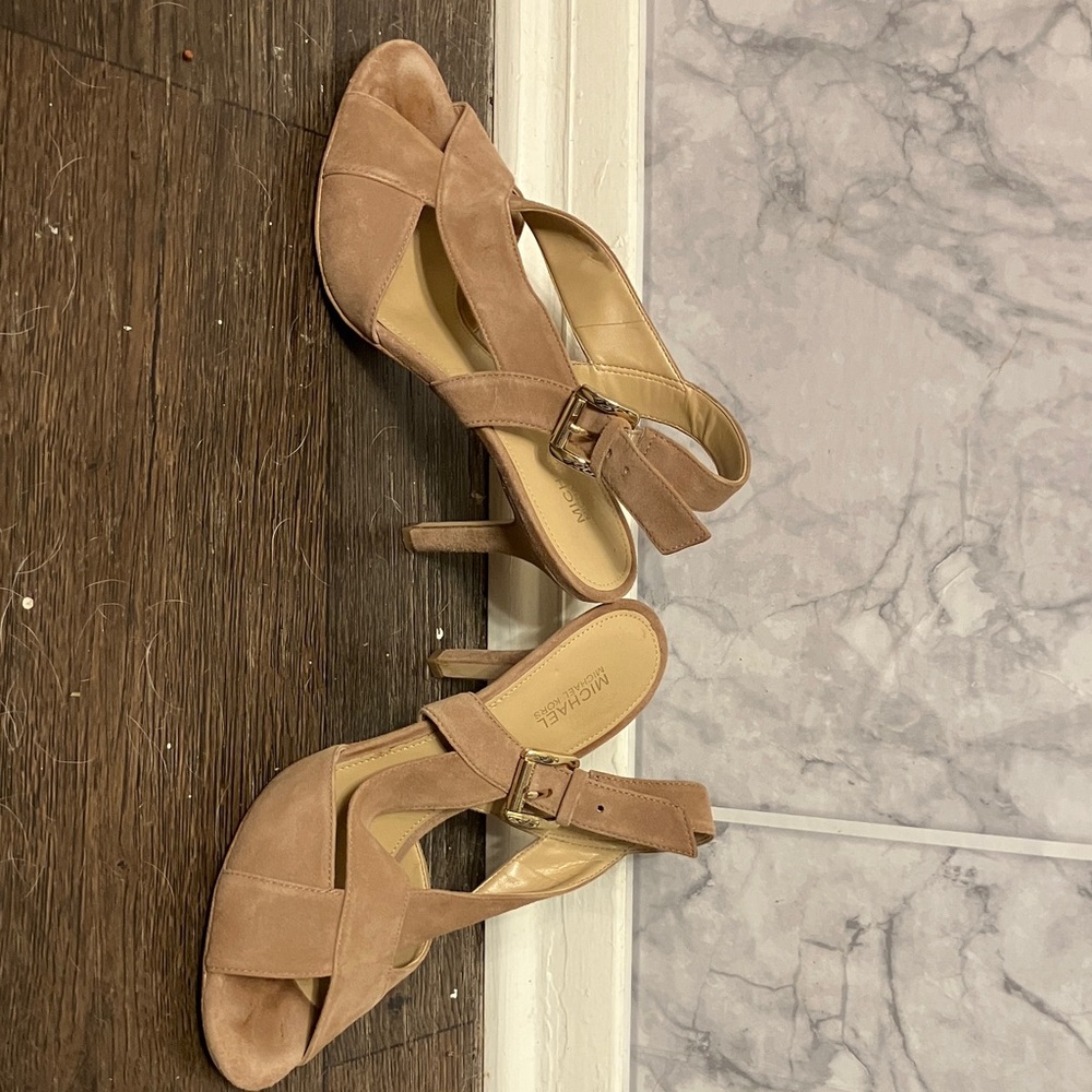 Michael Kors Tan Strappy Heels
